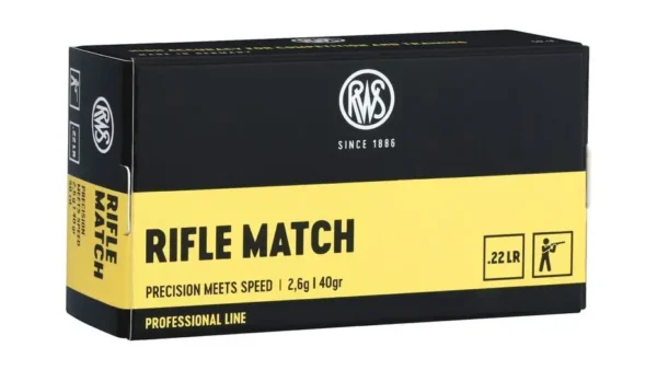 RWS .22 RIFLE MATCH 2,6g 40gr