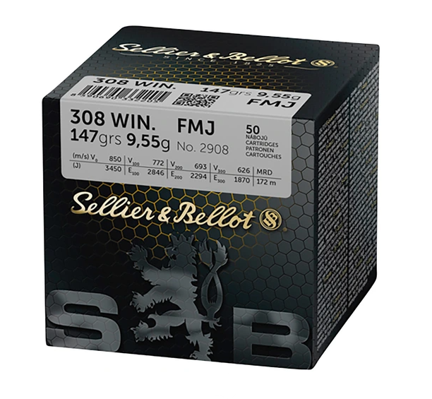 Sellier & Bellot .308 Win. FMJ 9,5g/147grs