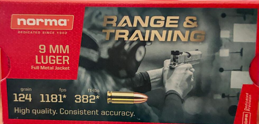 Norma 9mm luger FMJ 124gr