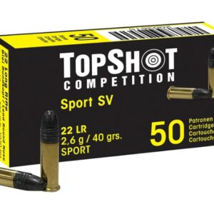 TOPSHOT Competition .22 lfb. SPORT SV 2,6g/40grs