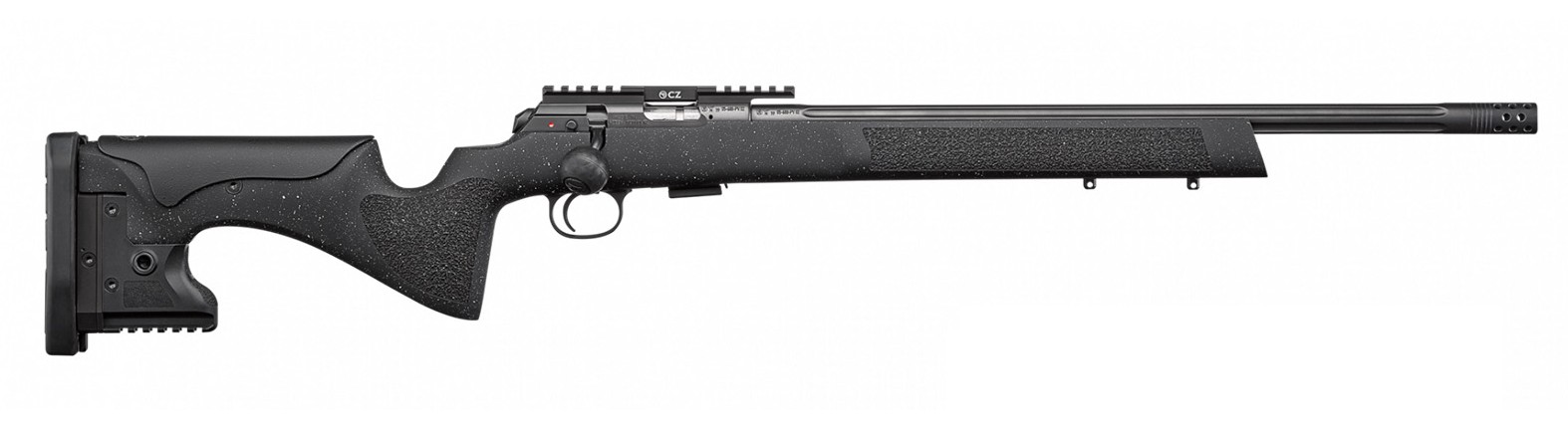 CZ 457 Long Range Precision Black Threaded 20" .22lr