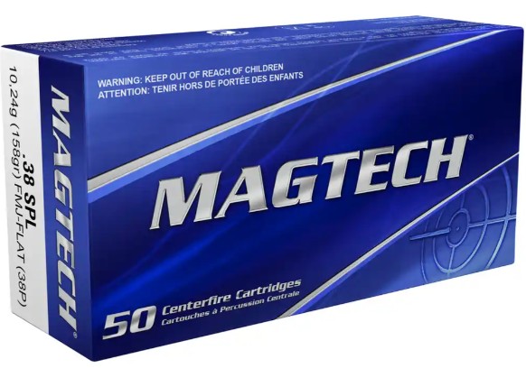 Magtech .38 Special FMJ-Flat 10,24g/158gr