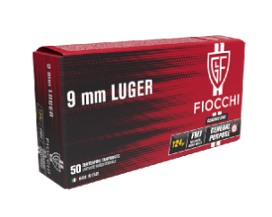 1000 Schuss Fiocchi 9mmLuger FMJ 124gr/8g