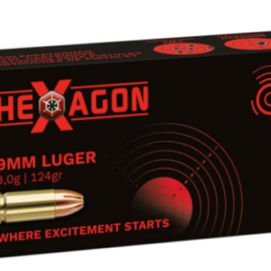 1000 Schuss Geco 9mmLuger Hexagon 124gr/8g