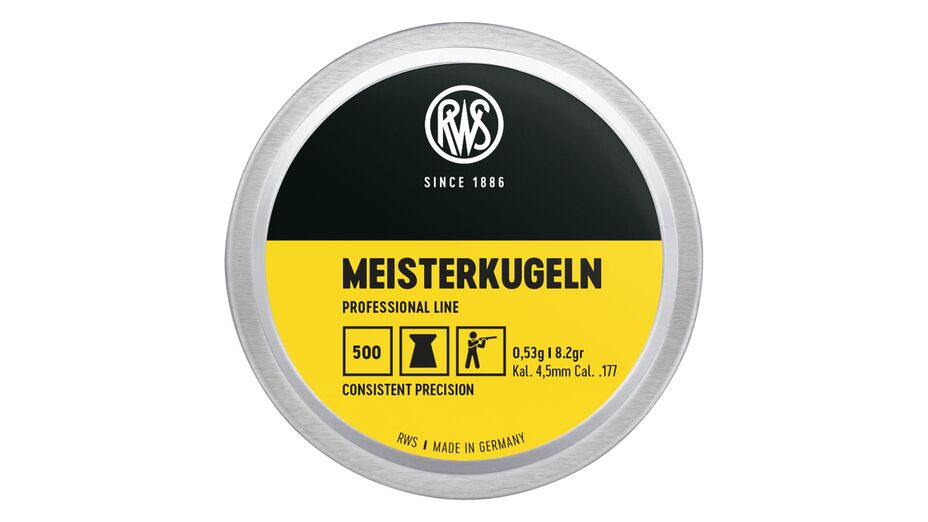 500 Diabolos LG RWS MEISTERKUGELN 0,53g/8,2gr Ø 4,48