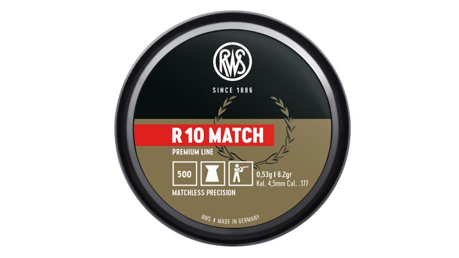 25.000 Diabolos LG RWS R 10 MATCH 0,53g/8,2gr Ø 4,50