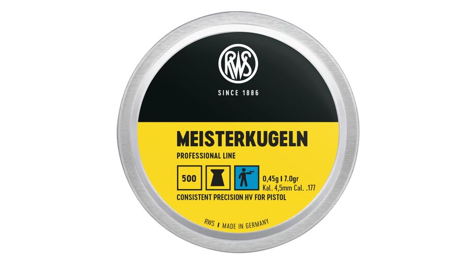 500 Diabolos LP RWS MEISTERKUGELN 0,45g/7,0gr Ø 4,50