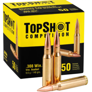 50 Schuss TopShot Competition .308Win FMJ 148grs/9,6g