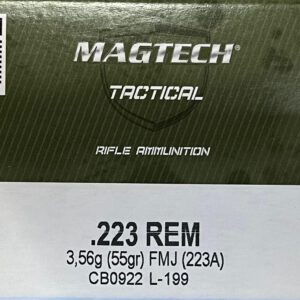 1000 Schuss Magtech .223 Rem. FMJ 3,6g/55grs.